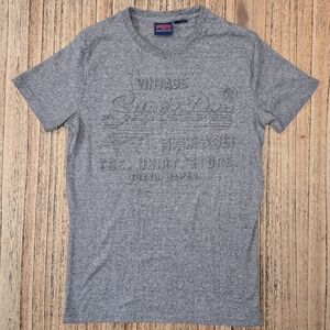 Super Dry Premium Label Tokyo Womens Small T-Shirt Vintage Raised Letters‎ Y2k